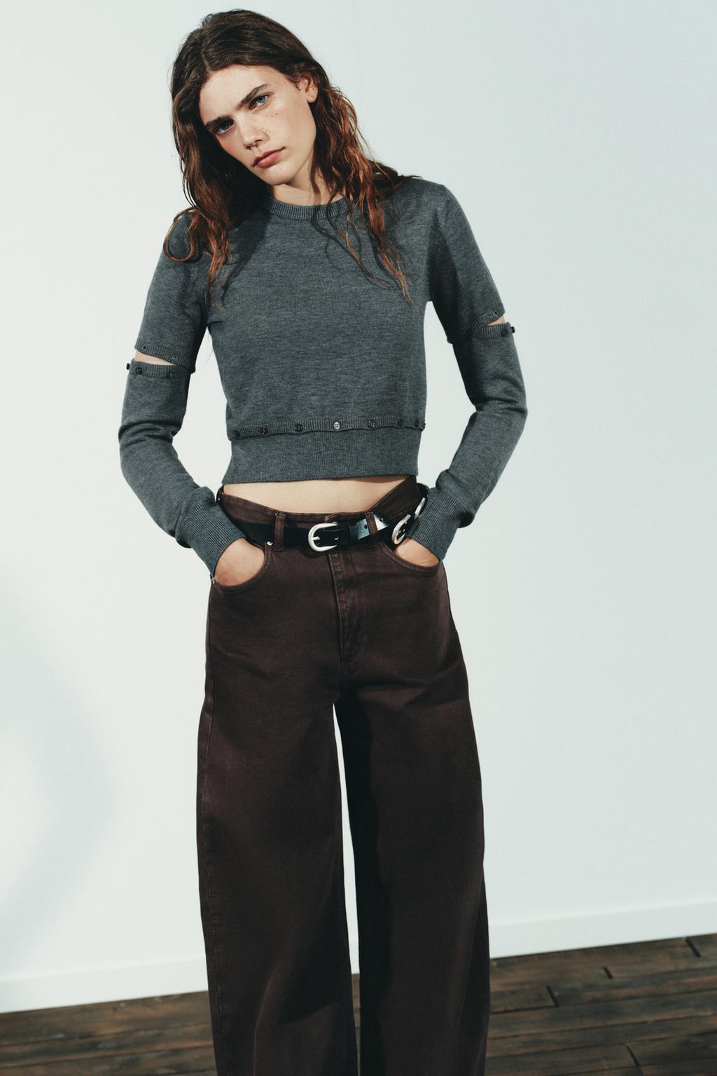ДЖИНСЫ TRF EXTRA WIDE LEG С ВЫСОКОЙ ПОСАДКОЙ