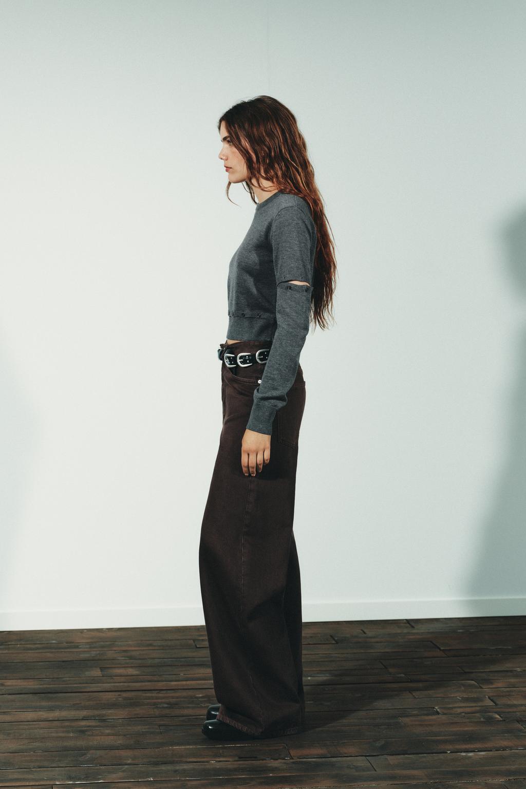 ДЖИНСЫ TRF EXTRA WIDE LEG С ВЫСОКОЙ ПОСАДКОЙ