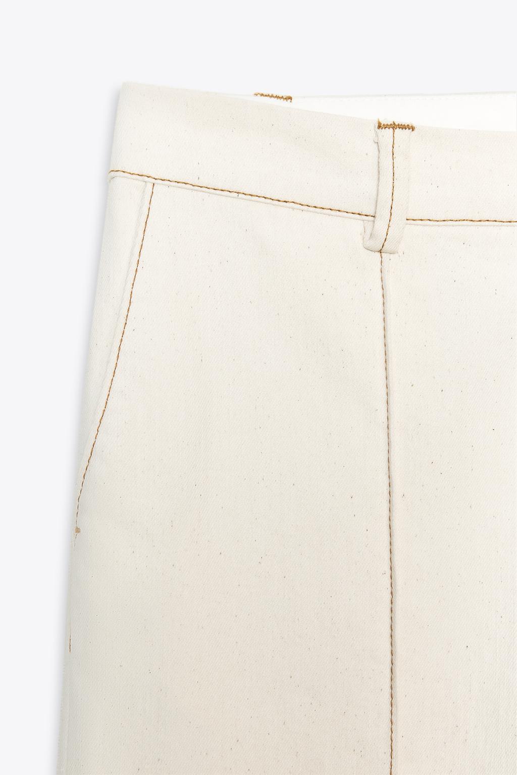 БРЮКИ BOOTCUT С ОТДЕЛОЧНОЙ СТРОЧКОЙ