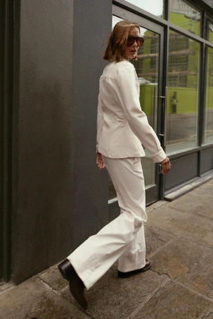 Брюки BOOTCUT с отделочной строчкой- Заказать в России