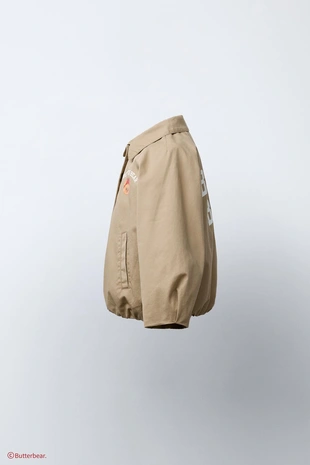 Beige | 5854/655/450 - Zara Куртка-бомбер BUTTERBEAR ©