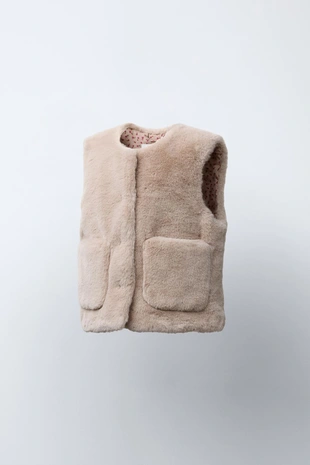 Купить Zara Жилет из искусственного меха
