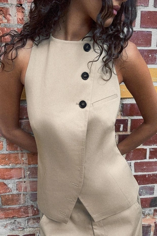 Купить Zara Топ-жилет с открытой спиной