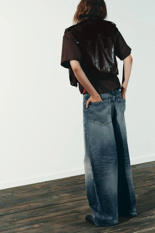 Жилет из искусственной кожи- Заказать в России