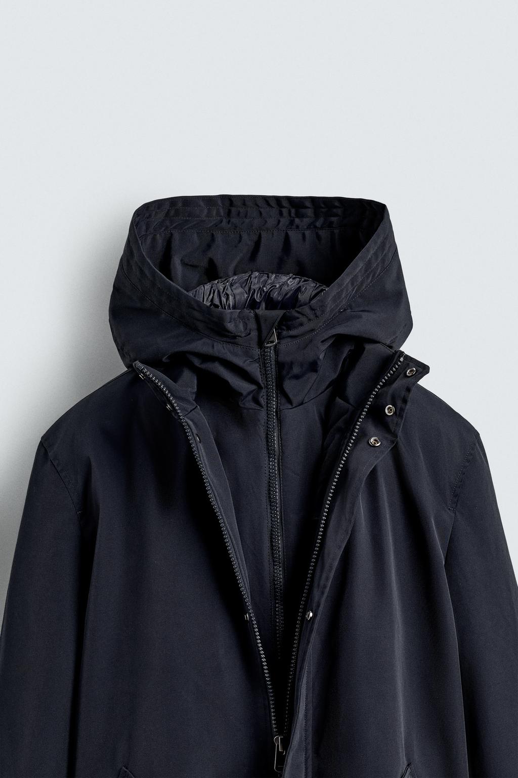 ПАРКА ИЗ ВЫСОКОТЕХНОЛОГИЧНОЙ ТКАНИ WATER REPELLENT СО СЪЕМНЫМИ ДЕТАЛЯМИ