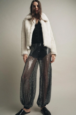 Брюки-шаровары с пайетками — ZW COLLECTION- Заказать в России