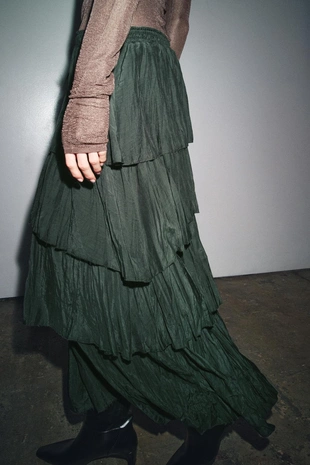 Юбка миди с воланами — ZW COLLECTION- Заказать в России