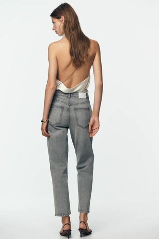 Джинсы MOM FIT COMFORT Z.01 с высокой посадкой- Заказать в России