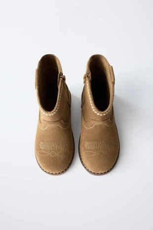 Кожаные сапоги в ковбойском стиле- Заказать в России