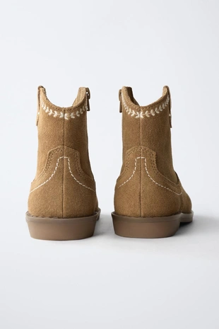 Кожаные сапоги в ковбойском стиле- Заказать в России