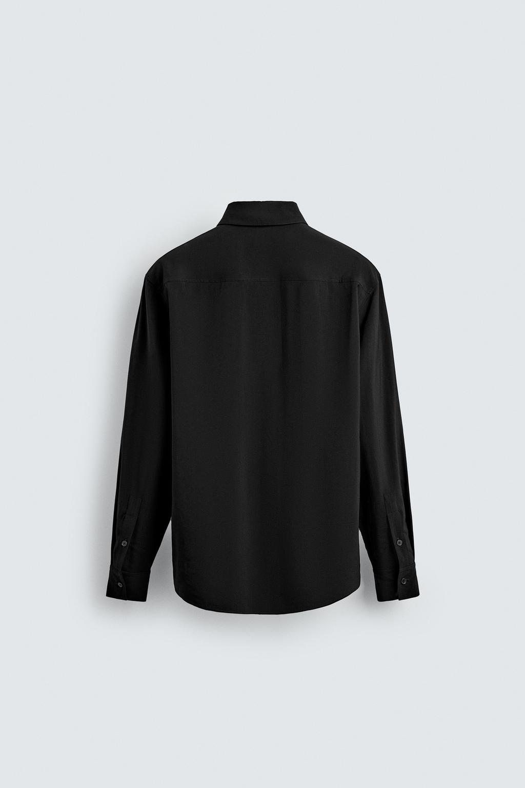 РУБАШКА ИЗ СТРУЯЩЕЙСЯ ТКАНИ LIMITED EDITION