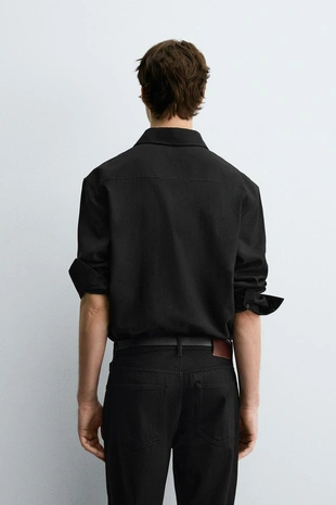 Рубашка из струящейся ткани LIMITED EDITION- Заказать в России