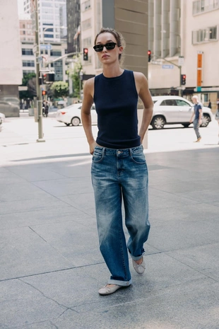 Купить Zara Базовый трикотажный топ