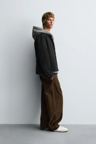 Куртка с вышивкой и молнией- Заказать в России