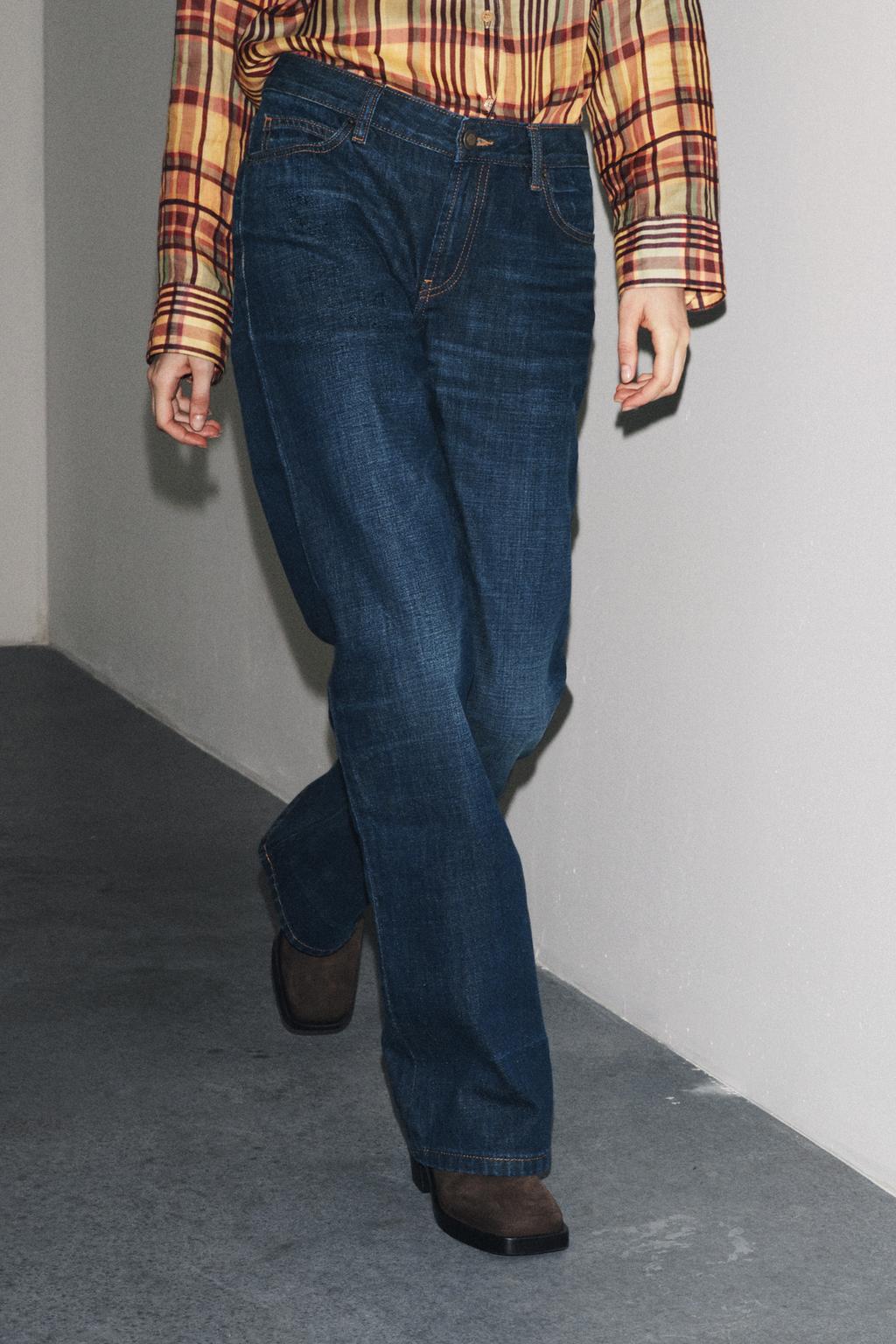 ДЖИНСЫ BOOT-CUT С НИЗКОЙ ПОСАДКОЙ — ZW COLLECTION