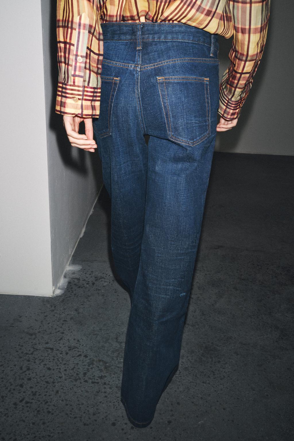 ДЖИНСЫ BOOT-CUT С НИЗКОЙ ПОСАДКОЙ — ZW COLLECTION