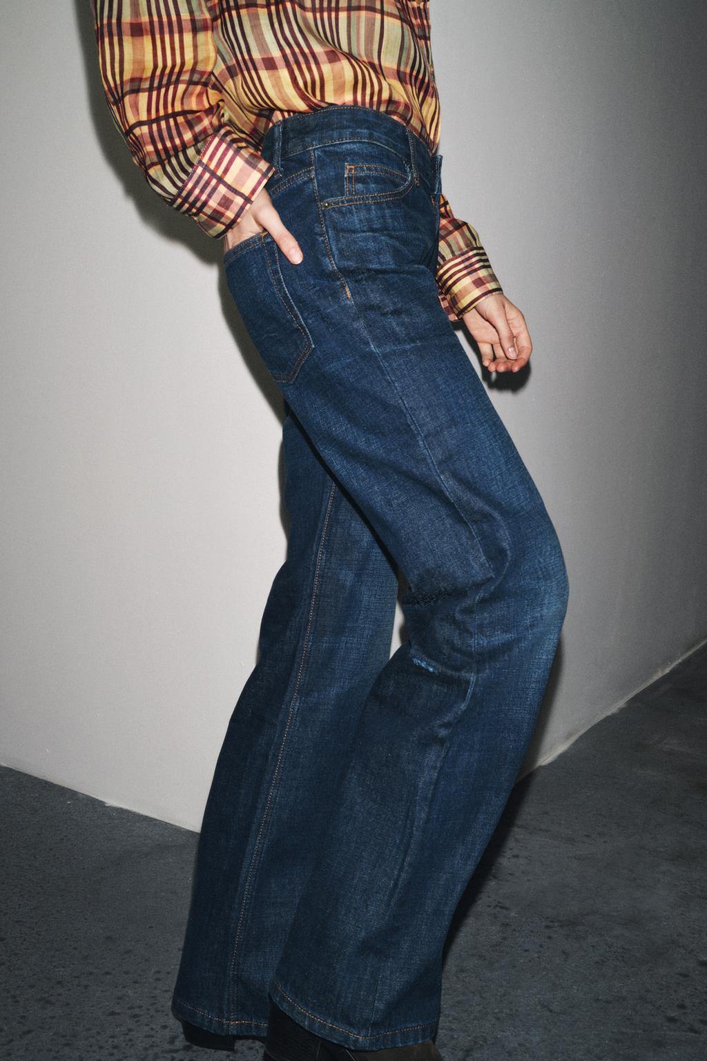 ДЖИНСЫ BOOT-CUT С НИЗКОЙ ПОСАДКОЙ — ZW COLLECTION