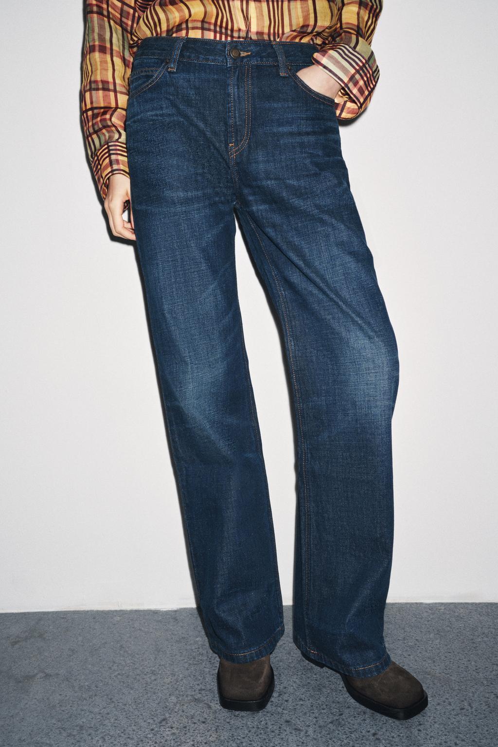 ДЖИНСЫ BOOT-CUT С НИЗКОЙ ПОСАДКОЙ — ZW COLLECTION