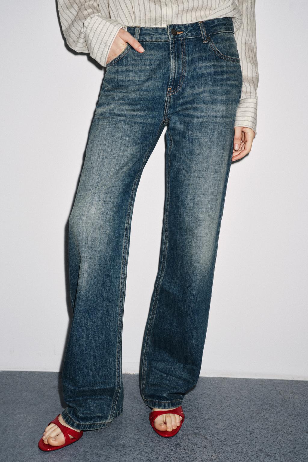 ДЖИНСЫ BOOTCUT С НИЗКОЙ ПОСАДКОЙ — ZW COLLECTION