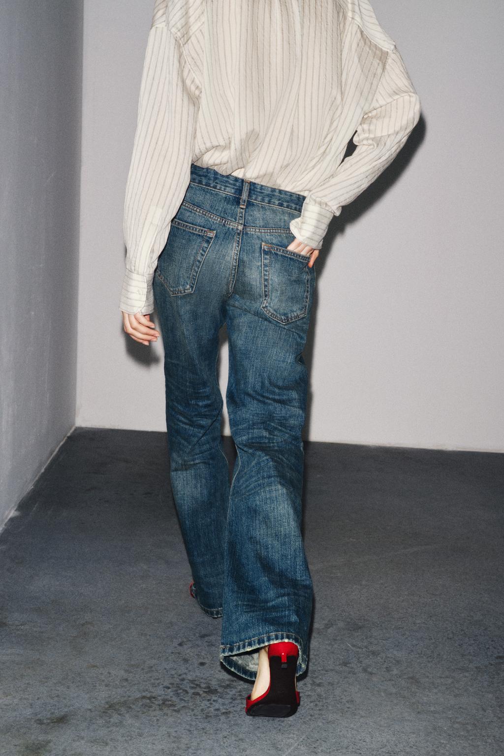 ДЖИНСЫ BOOTCUT С НИЗКОЙ ПОСАДКОЙ — ZW COLLECTION