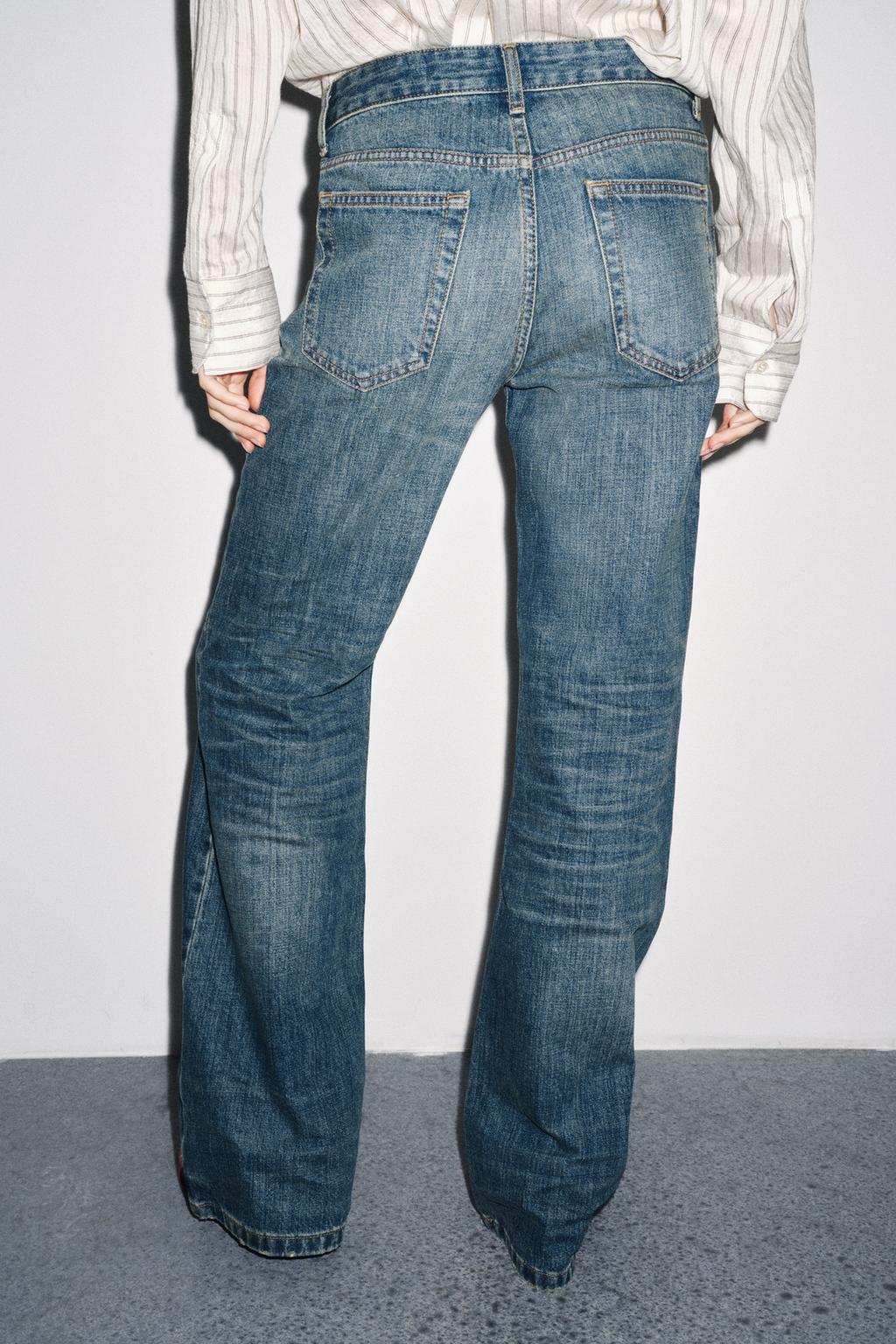 ДЖИНСЫ BOOTCUT С НИЗКОЙ ПОСАДКОЙ — ZW COLLECTION