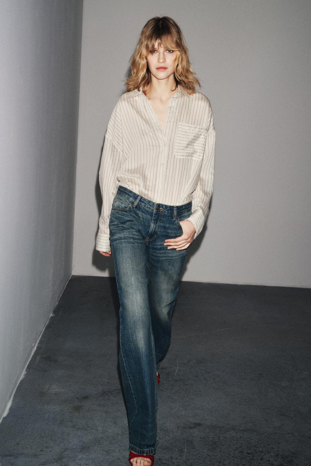 ДЖИНСЫ BOOTCUT С НИЗКОЙ ПОСАДКОЙ — ZW COLLECTION