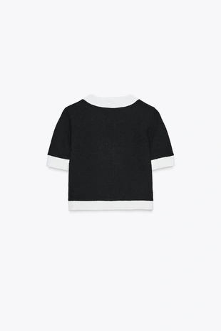 Куртка букле с контрастной отделкой- Заказать в России