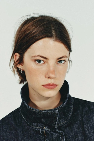 Джинсовая куртка TRF с рукавами «летучая мышь»- Заказать в России