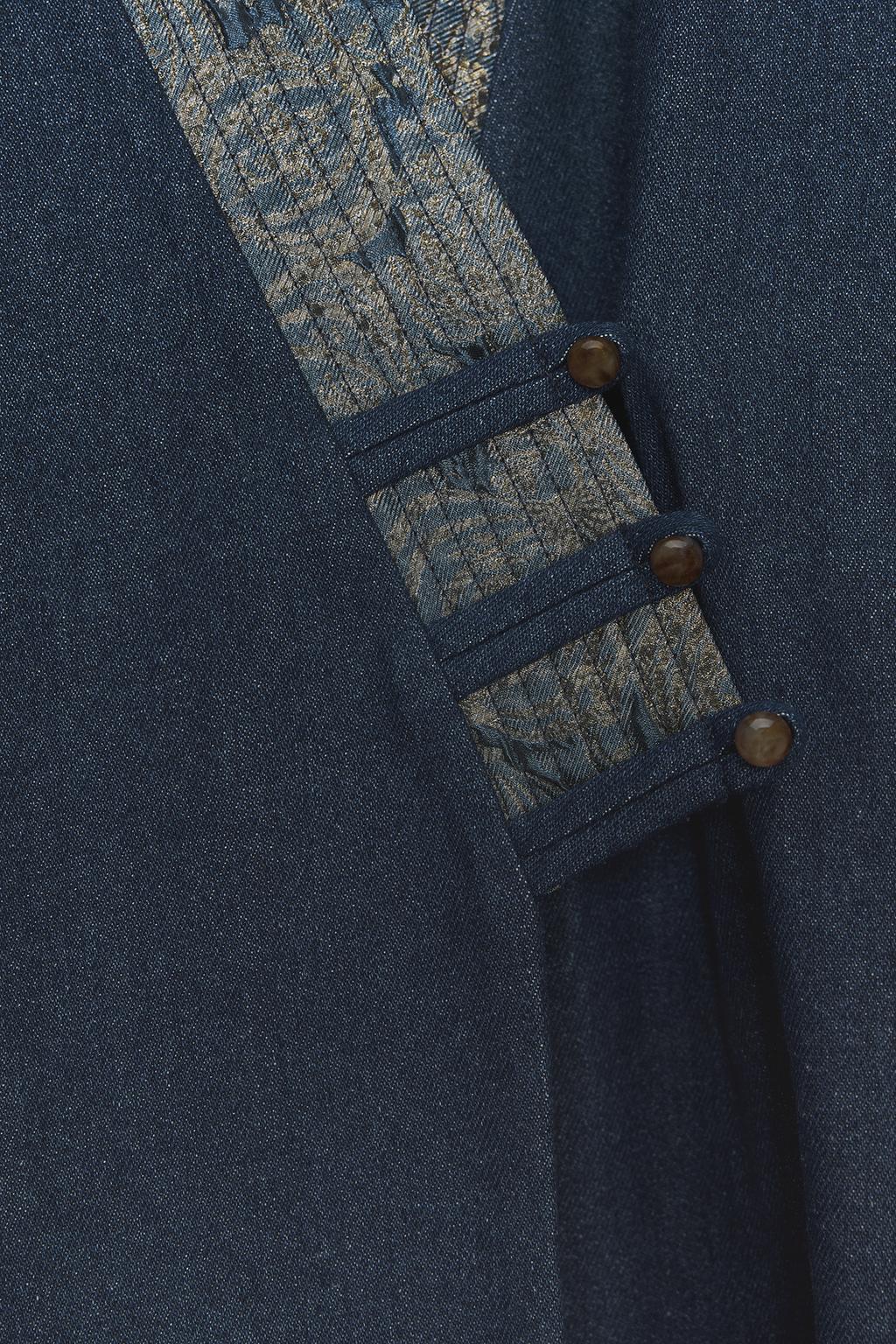 КИМОНО JACQUARD С ДЖИНСОВЫМ ЭФФЕКТОМ