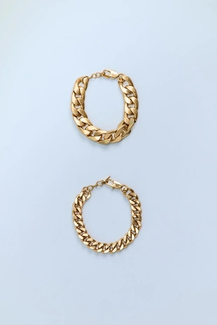 Набор из 2 браслетов-цепочек- Заказать в России