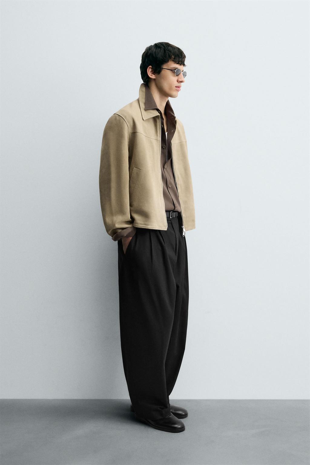 БРЮКИ RELAXED FIT СО СКЛАДКАМИ