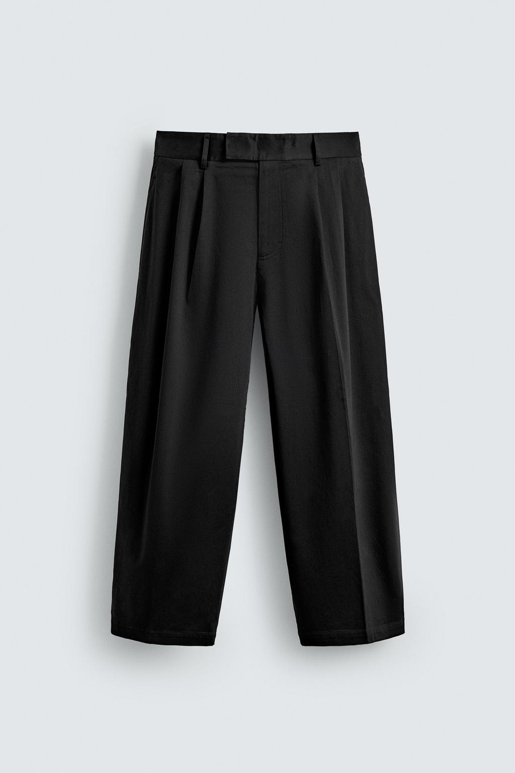 БРЮКИ RELAXED FIT СО СКЛАДКАМИ