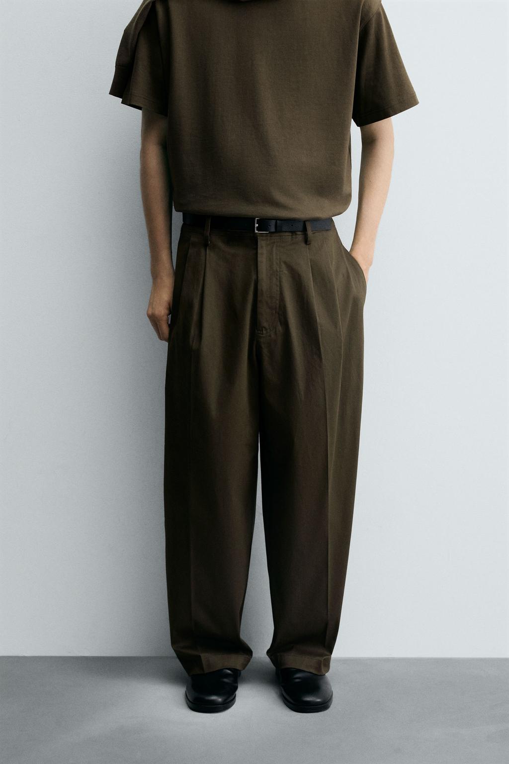 БРЮКИ RELAXED FIT СО СКЛАДКАМИ
