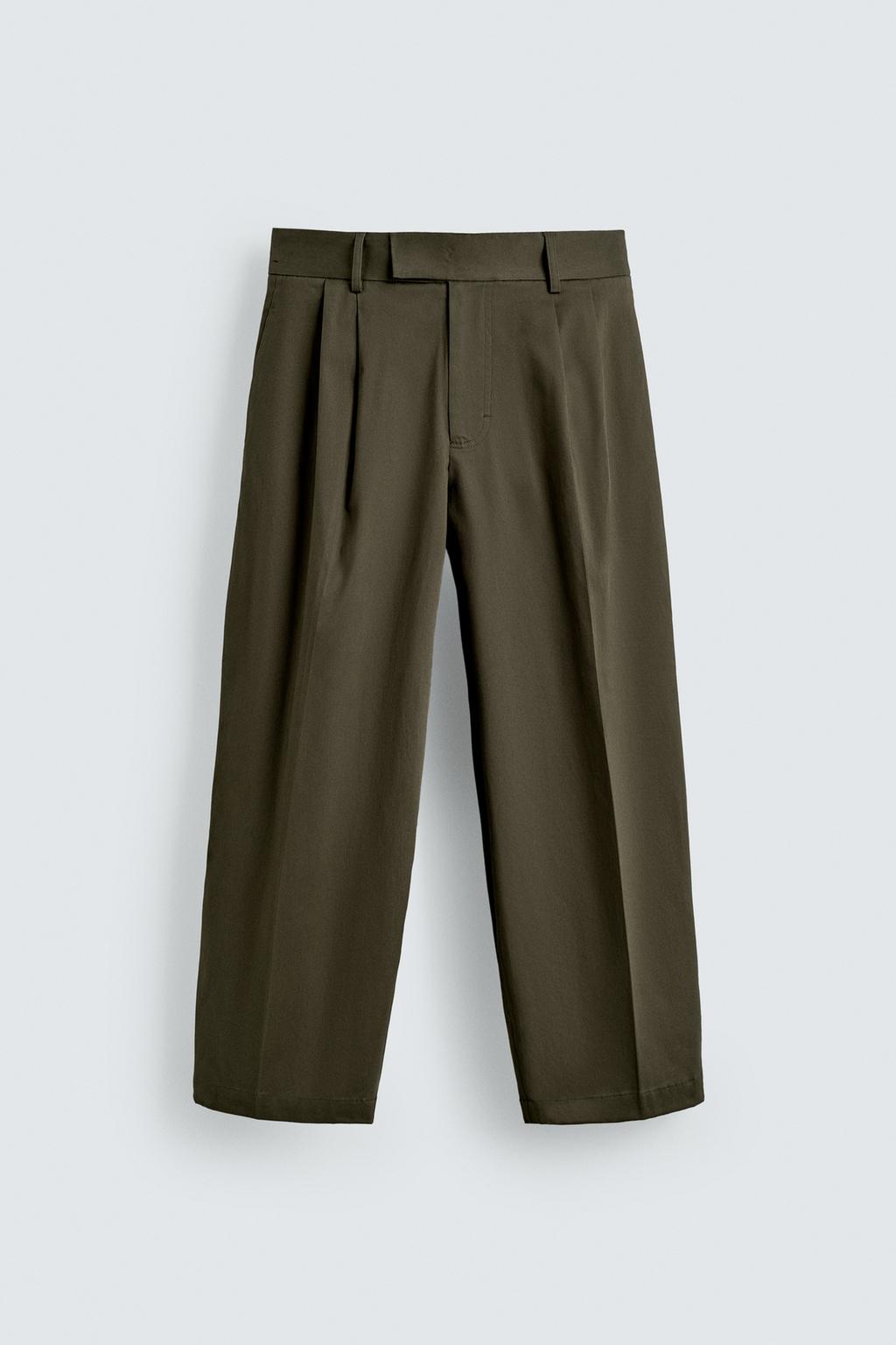 БРЮКИ RELAXED FIT СО СКЛАДКАМИ