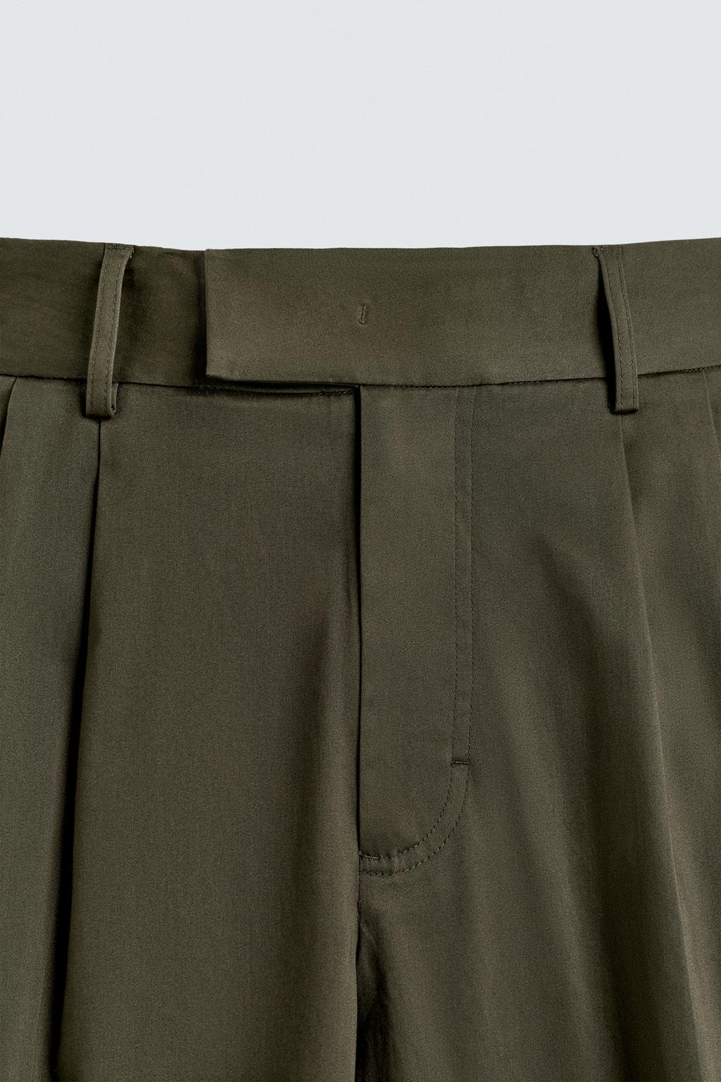 БРЮКИ RELAXED FIT СО СКЛАДКАМИ