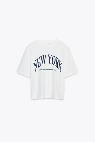 Футболка из хлопка с надписью- Заказать в России