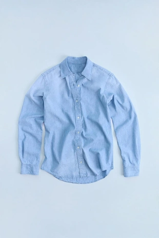 REGULAR FIT DENIM SHIRT- Заказать в России