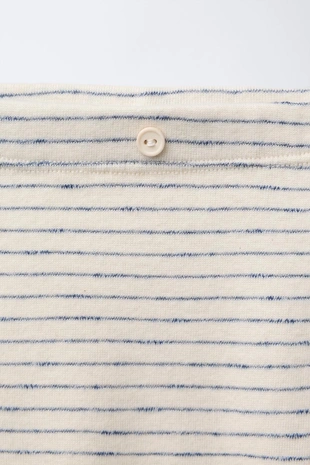 Ecru / Navy | 5767/610/066 - Zara Легинсы в полоску