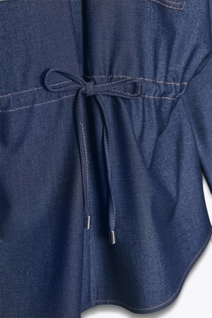 Рубашка-сафари с длинными рукавами- Заказать в России