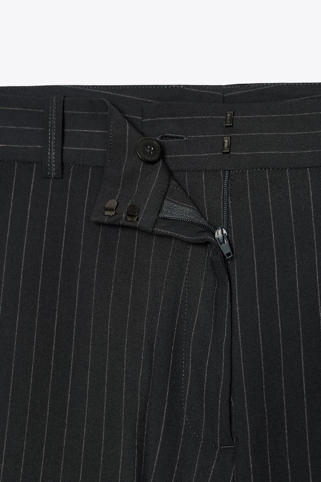 БРЮКИ В ПОЛОСКУ С РАЗРЕЗАМИ — ZW COLLECTION