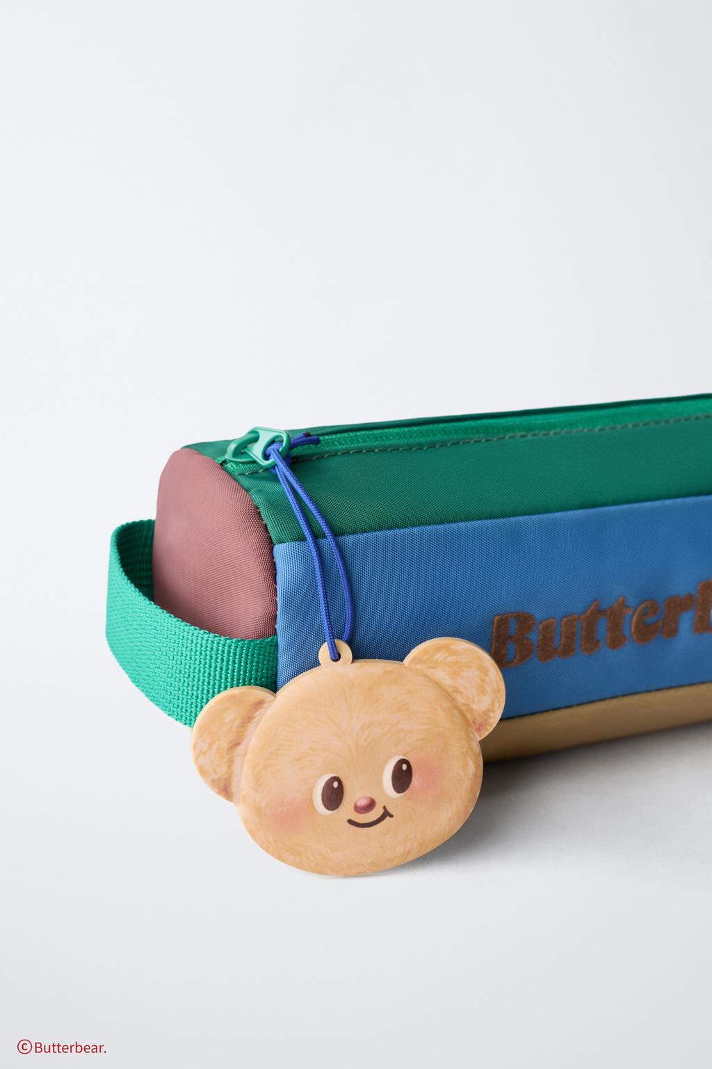 Футляр для карандашей butterbear © многоцветный с подвеской