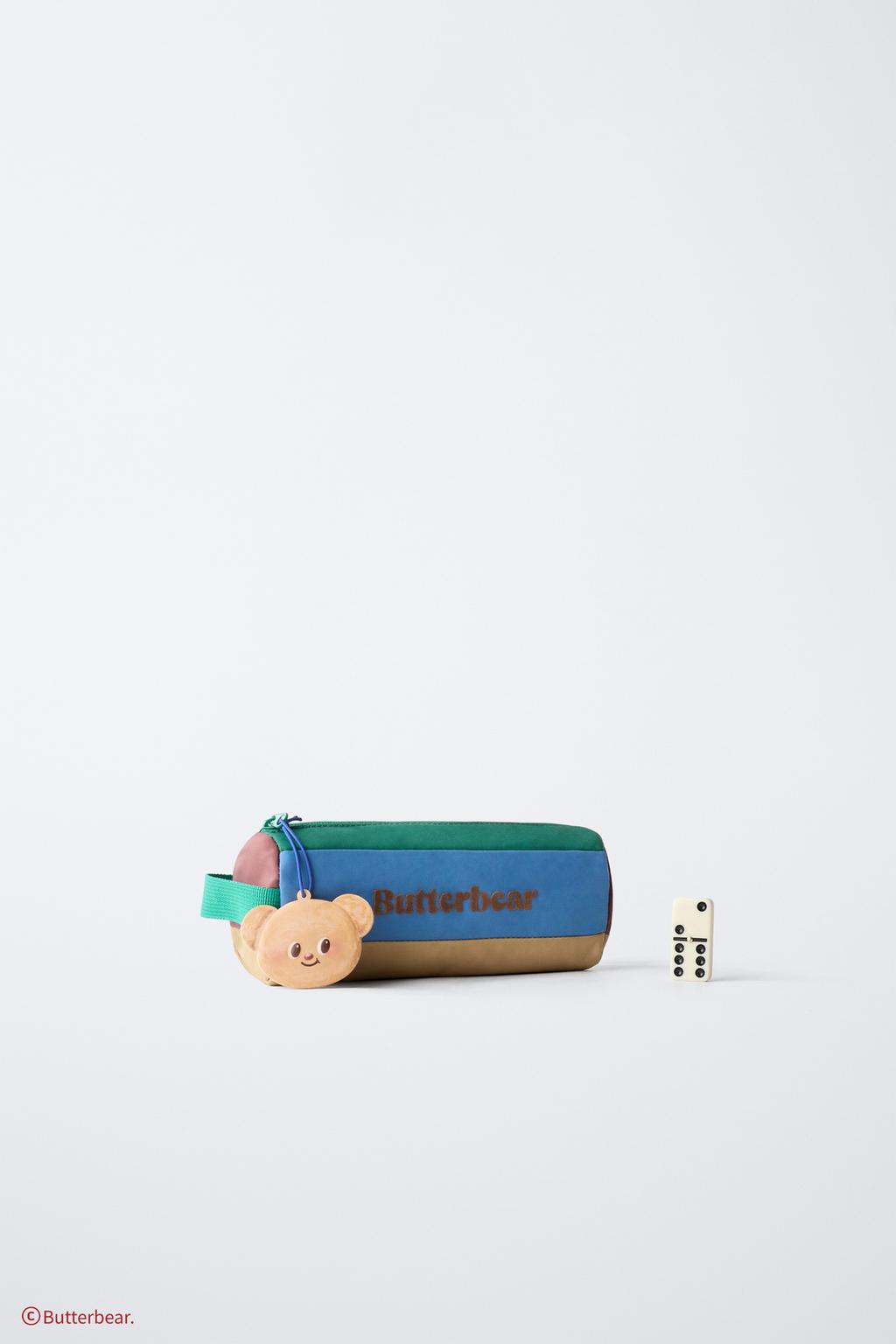Футляр для карандашей butterbear © многоцветный с подвеской