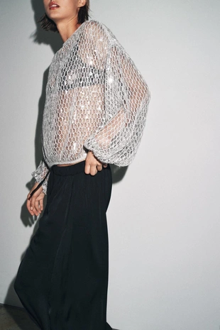 Топ с пайетками — ZW COLLECTION- Заказать в России