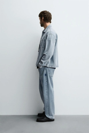 Джинсовая рубашка BOXY FIT