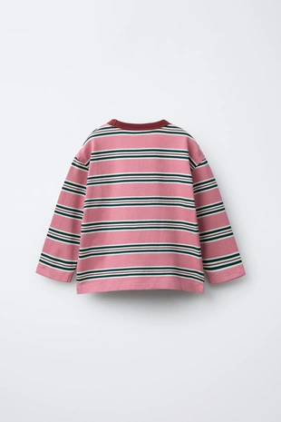 Футболка из плотной ткани в полоску- Заказать в России