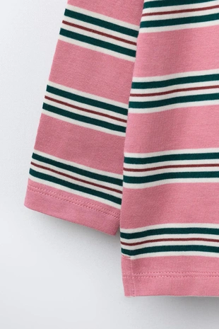 Футболка из плотной ткани в полоску- Заказать в России