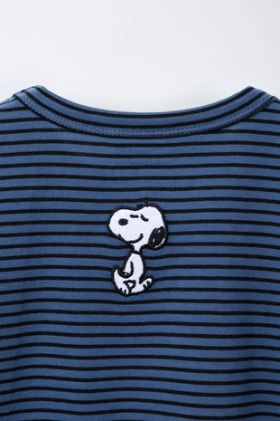 Футболка в полоску с вышивкой SNOOPY PEANUTS™- Заказать в России