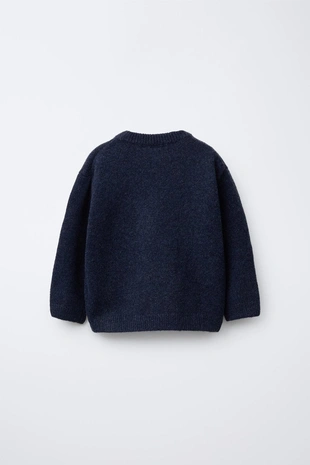 Свитер с узором «медведь на скейте»- Заказать в России