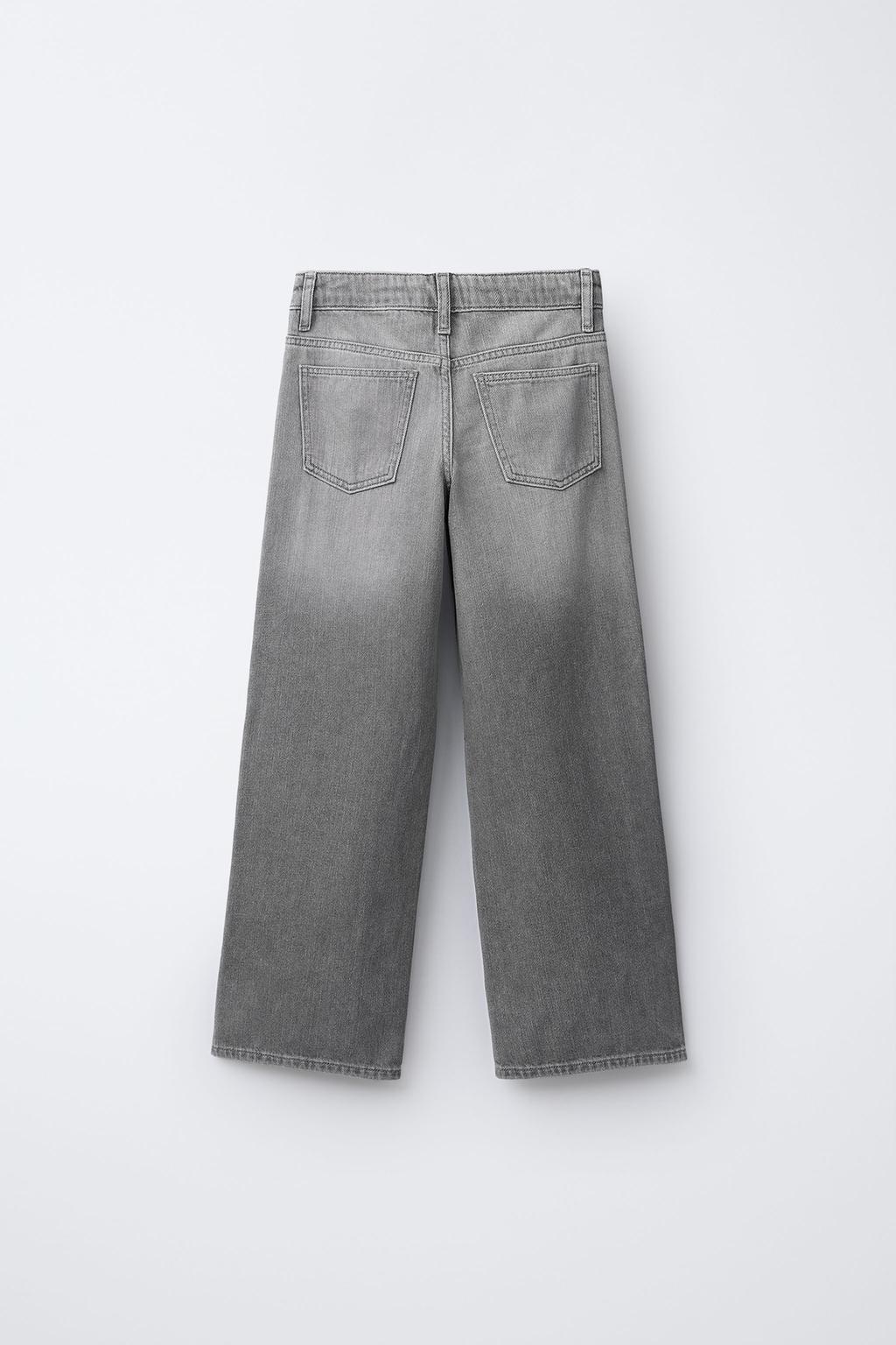 ДЖИНСЫ WIDE LEG С ЗАКЛЕПКАМИ