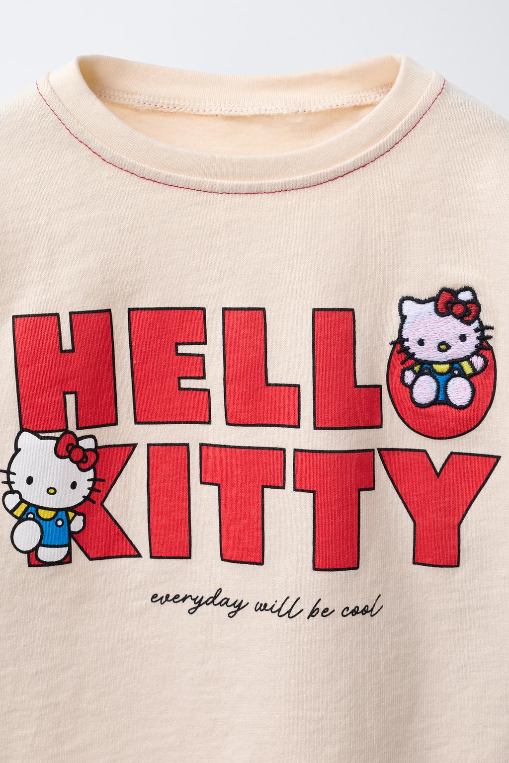 ФУТБОЛКА С ВЫШИВКОЙ HELLO KITTY © SANRIO